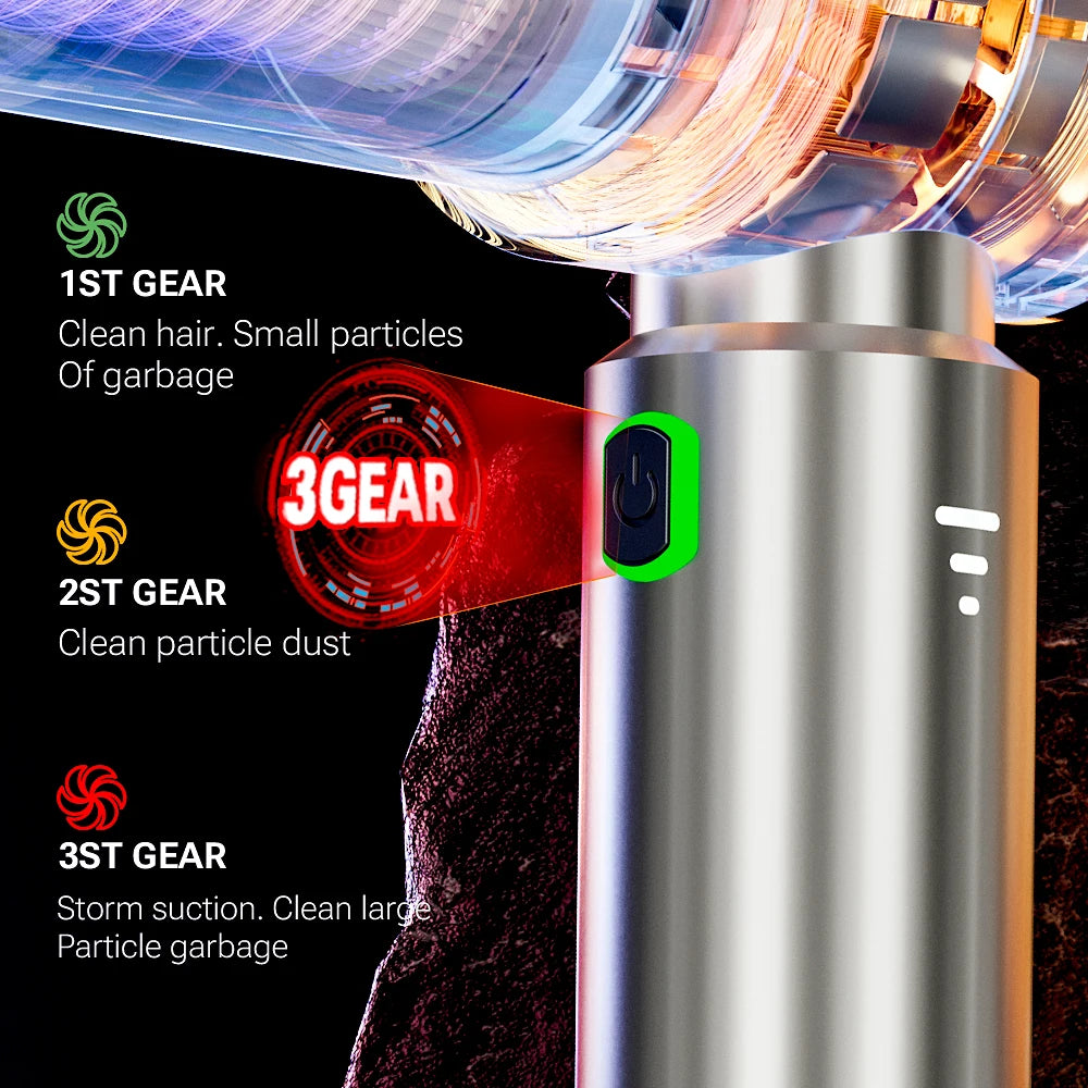 985000Pa Mini Cordless Car Vacuum Cleaner
