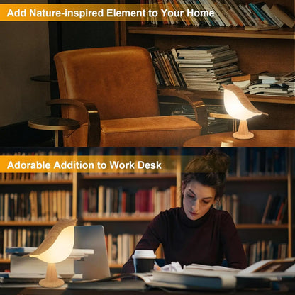 Rechargeable LED Bird Lamp