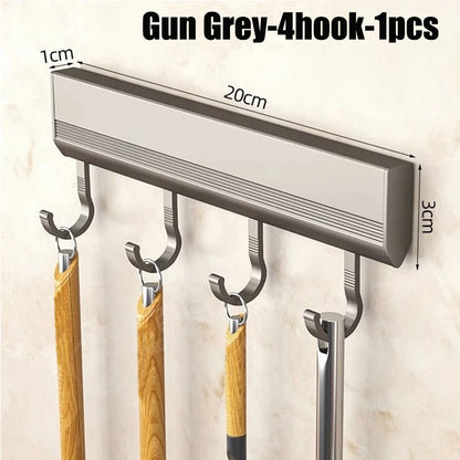 Aluminum Wall-Mounted Kitchen Rack