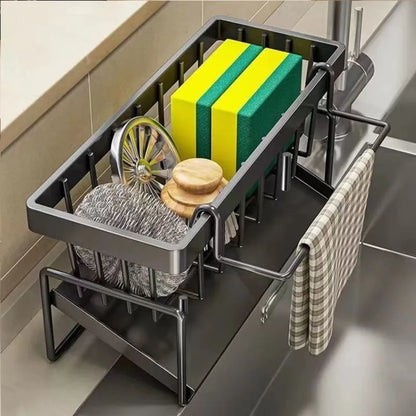 Kitchen Sink Sponge Holder & Organizer