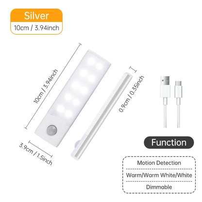 USB Motion Sensor LED Cabinet Light