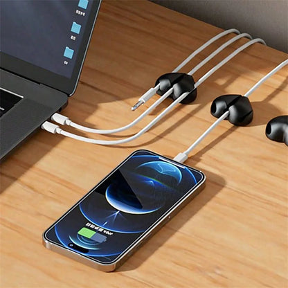 2PCS Heart-Shaped Cable Organizers