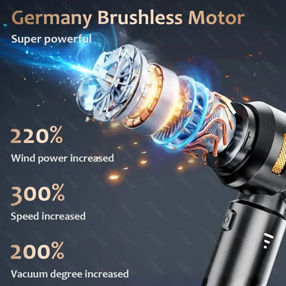 998000Pa Powerful Car Vacuum Cleaner