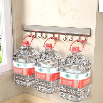Aluminum Wall-Mounted Kitchen Rack