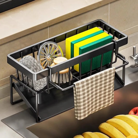 Kitchen Sink Sponge Holder & Organizer