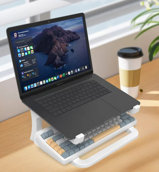 Laptop stand with keyboard tray – Portable stand