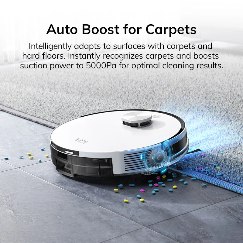 ILIFE A30 Pro Robot Vacuum & Mop with Self-Empty Base
