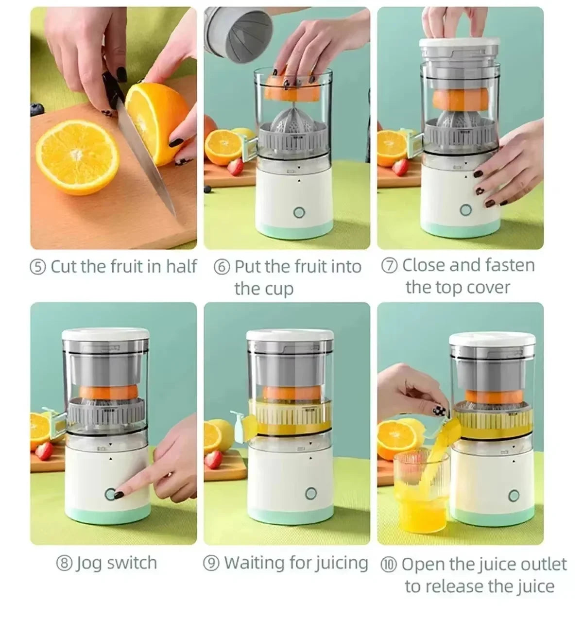 Portable USB Electric Citrus Juicer