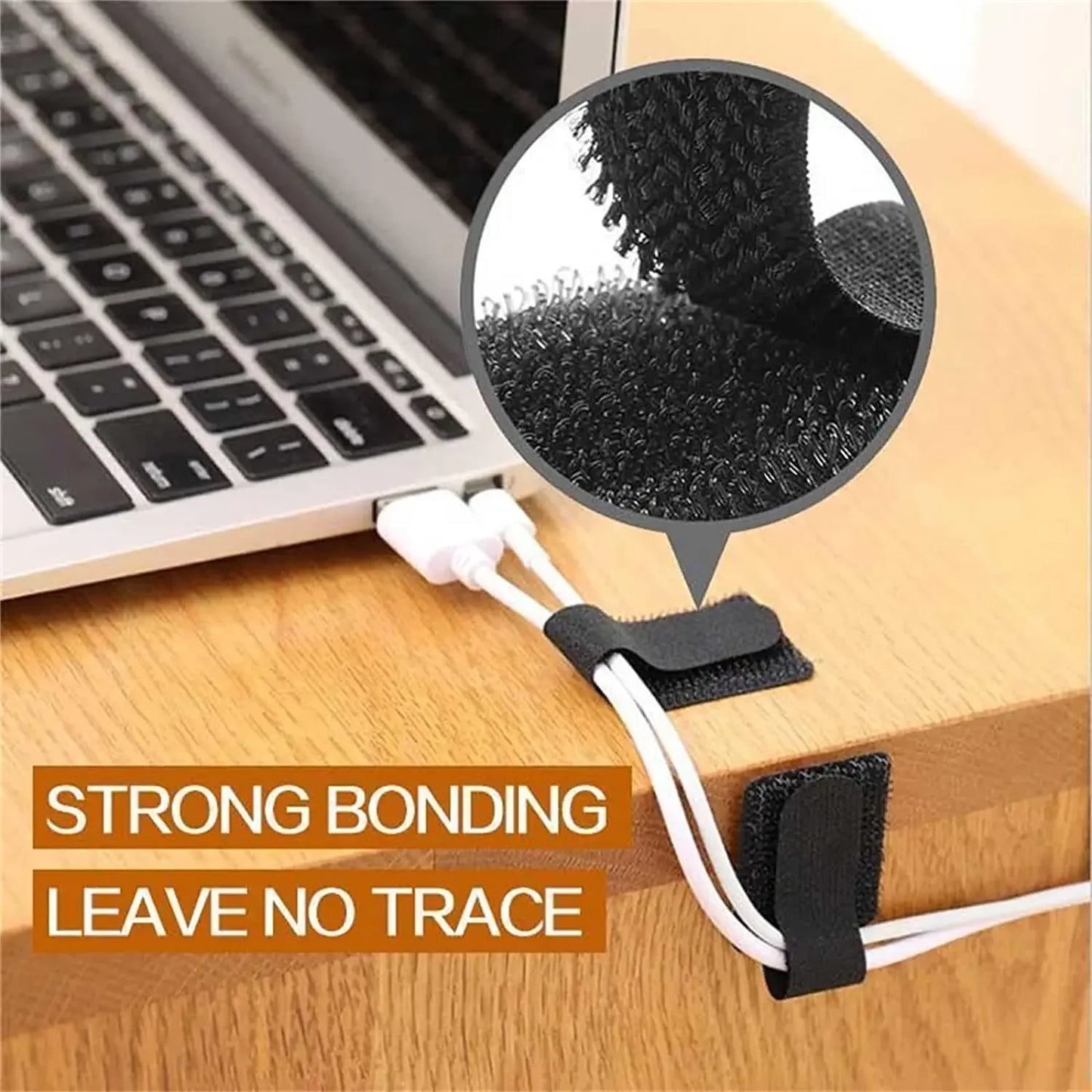 20PCS Adhesive Cable Management Straps