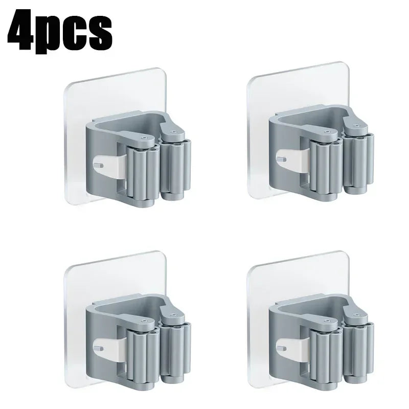 Self-Adhesive Mop & Broom Holder