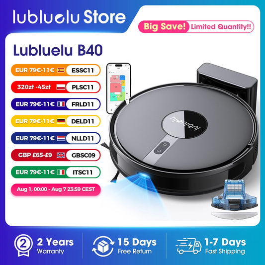 Lubluelu B40 Robot Vacuum & Mop