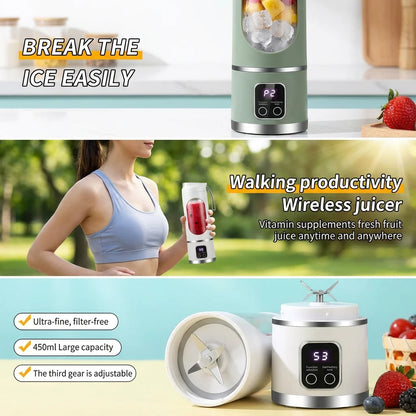 450ML Mini Rechargeable Juicer