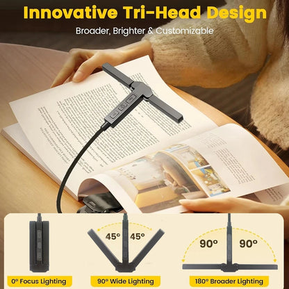 USB Rechargeable LED Clip Book Light