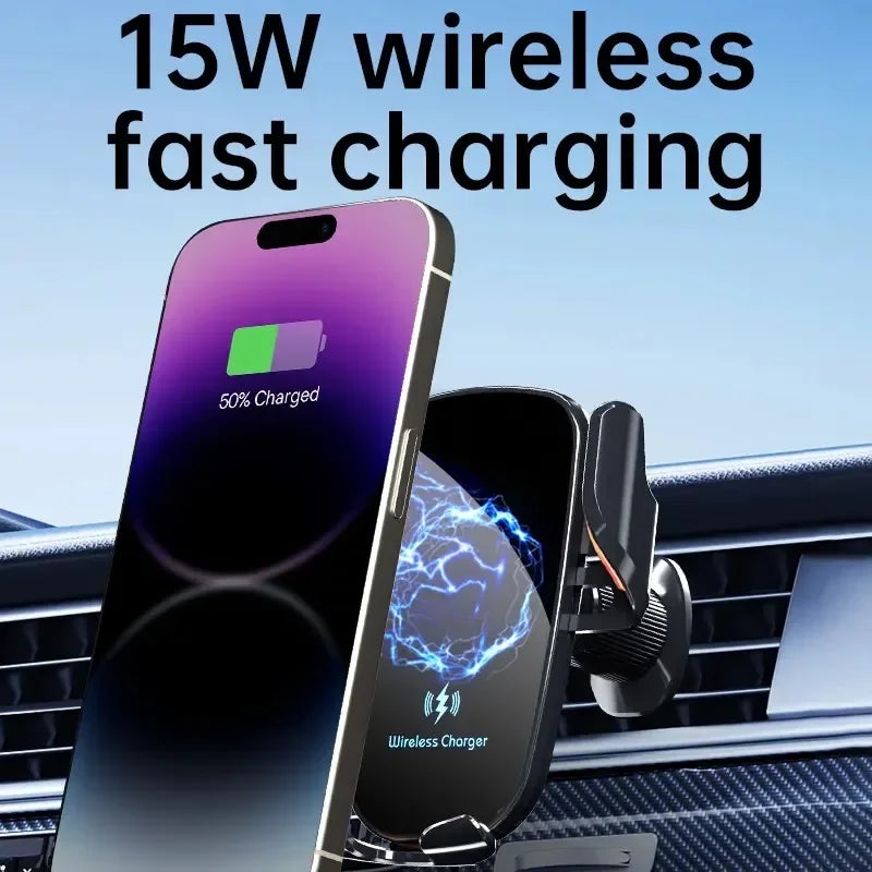 UYUXIO Fast Wireless Car Charger Holder