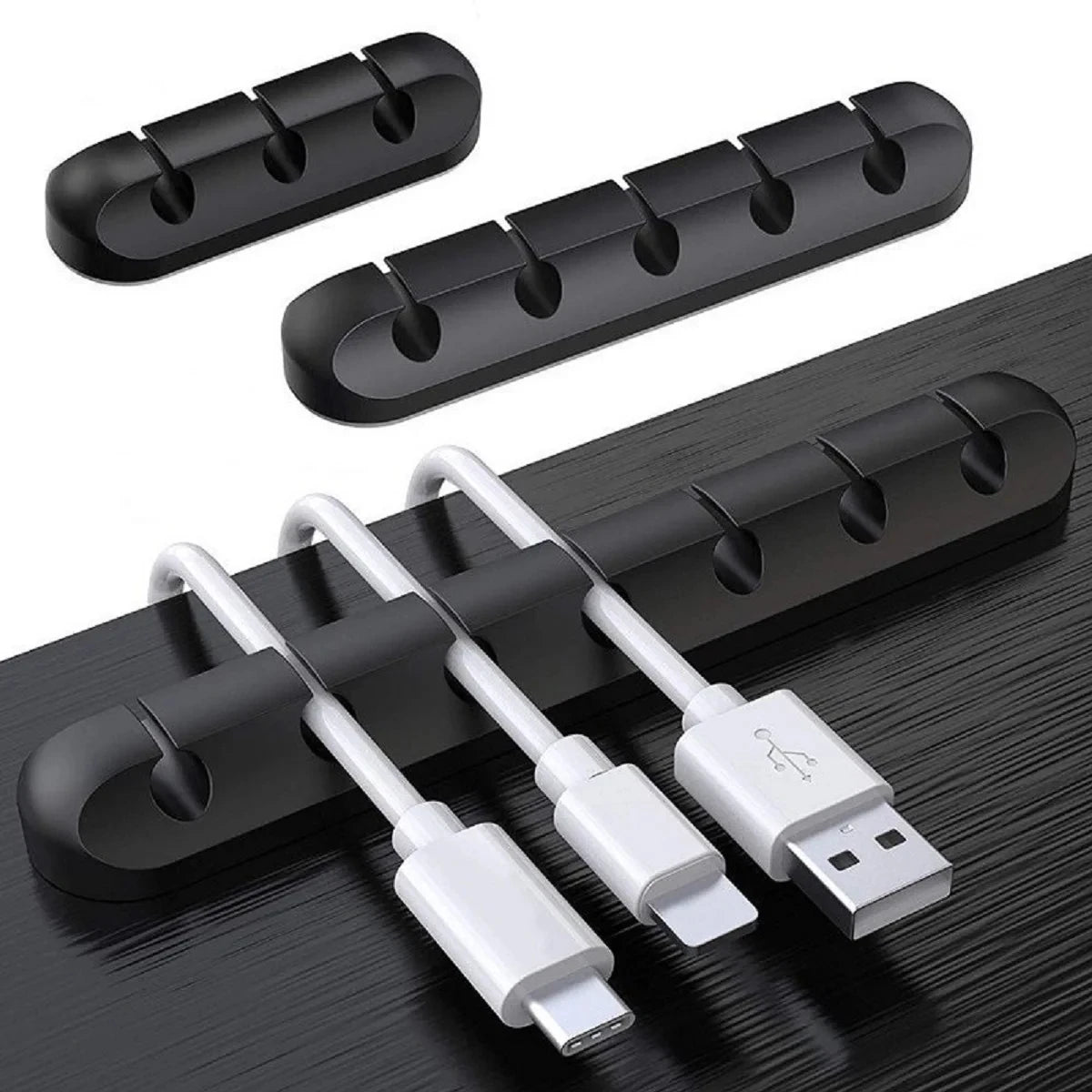 Silicone USB Cable Organizer Clips
