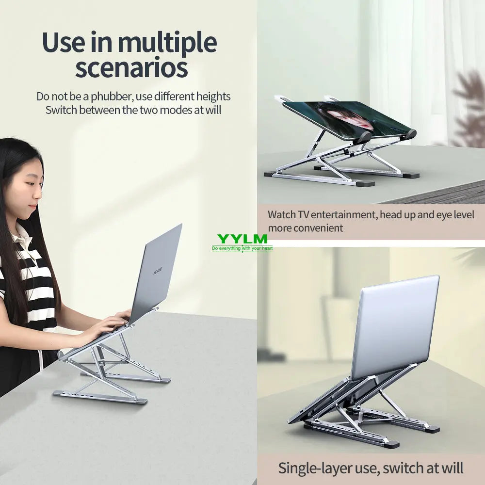 YYLM N8 Adjustable Aluminum Laptop Stand