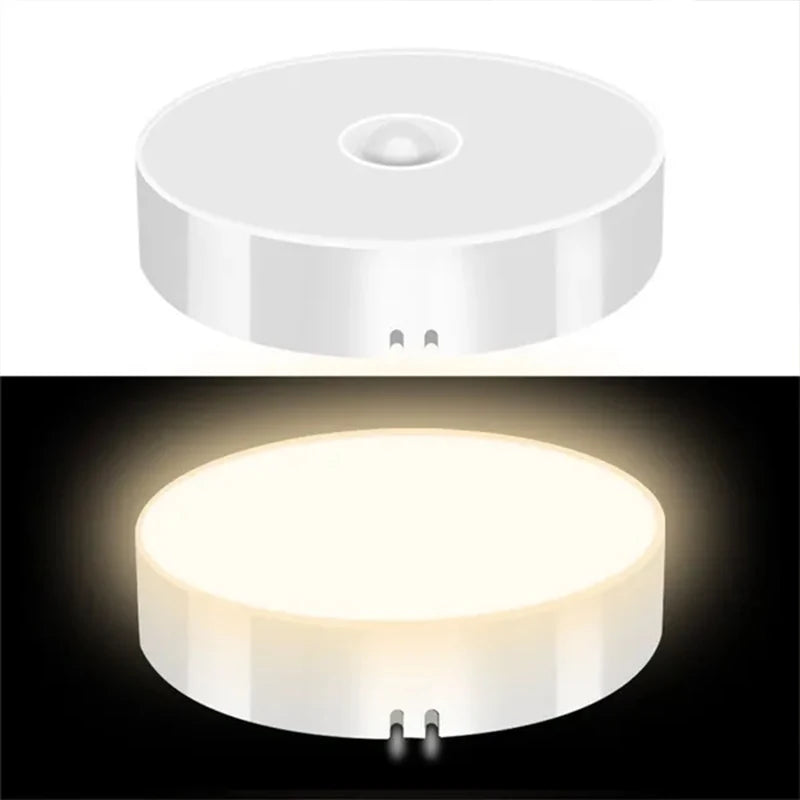 Motion Sensor LED Night Light USB Rechargeable Night Lamp