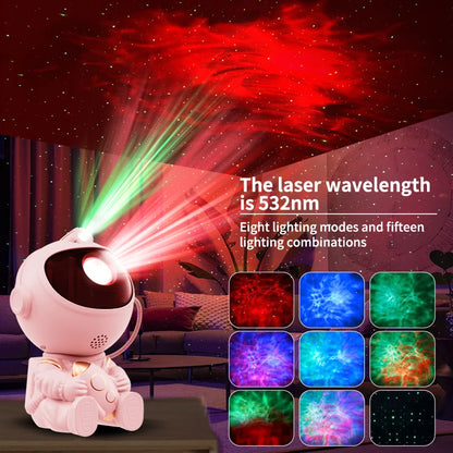 LED Astronaut Starry Sky Projector