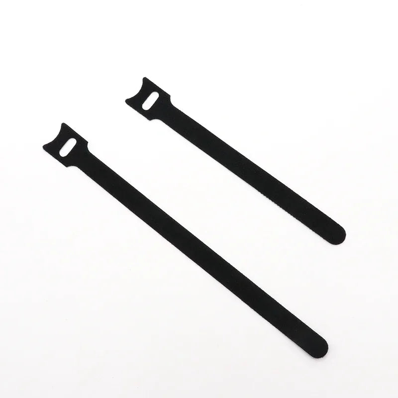 Releasable Cable Ties Wire Organizer Black