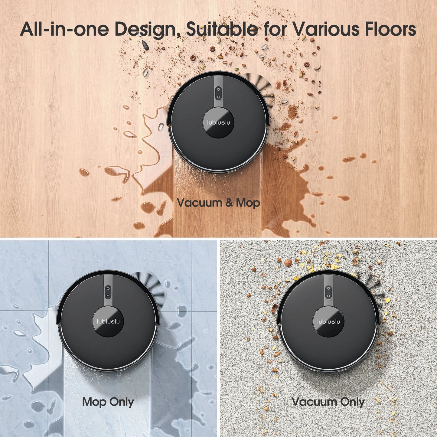 Lubluelu B40 Robot Vacuum & Mop