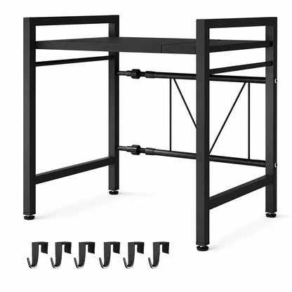 Adjustable Microwave Oven Storage Rack