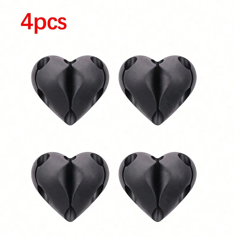 2PCS Heart-Shaped Cable Organizers