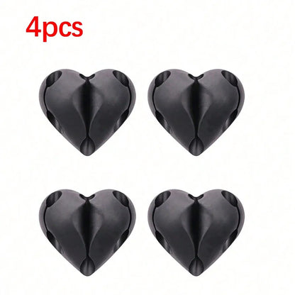2PCS Heart-Shaped Cable Organizers