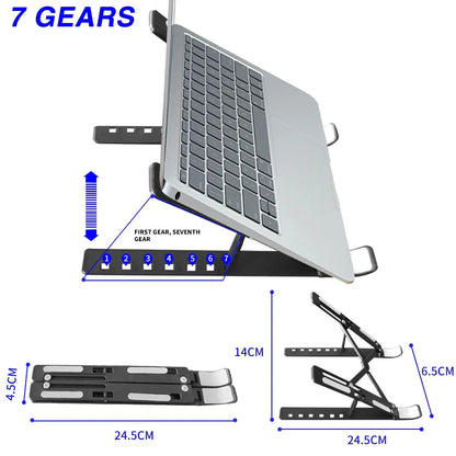 7-Level Foldable Laptop Stand