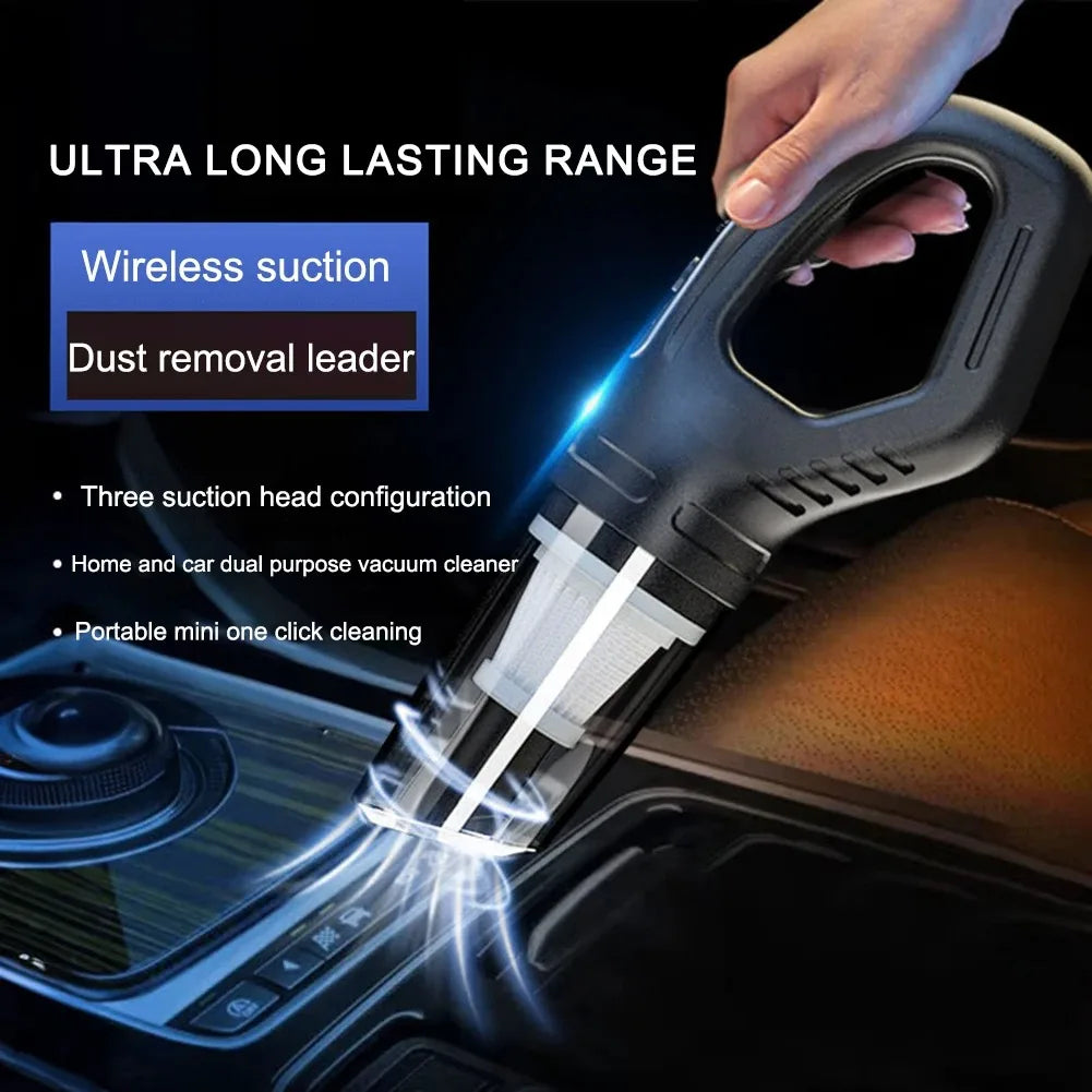 120W Portable Cordless Car Vacuum Cleaner