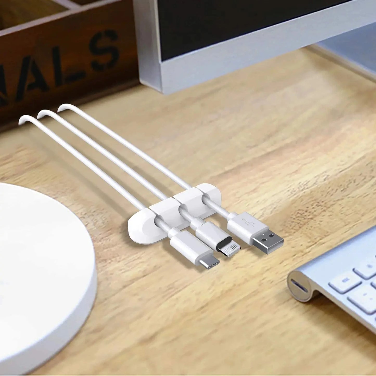 Silicone USB Cable Organizer Clips