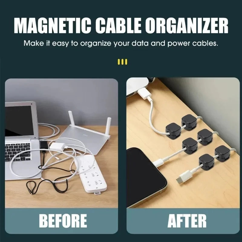 Magnetic Adhesive Cable Clips