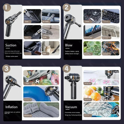 998000Pa Powerful Car Vacuum Cleaner