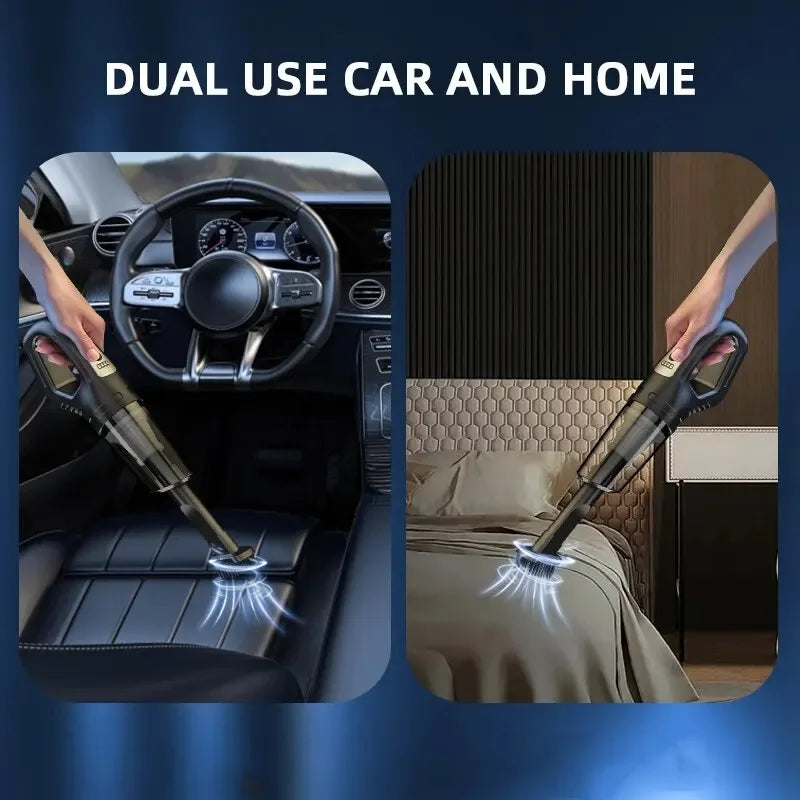 120W Portable Cordless Car Vacuum Cleaner