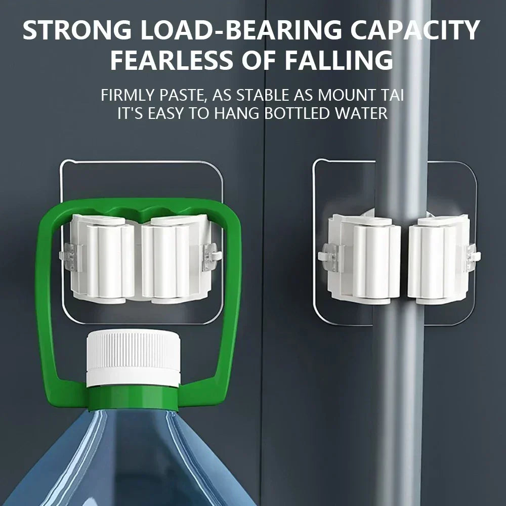 Self-Adhesive Mop & Broom Holder