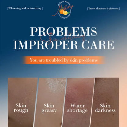 SADOER Vitamin C 5-Piece Skincare Set