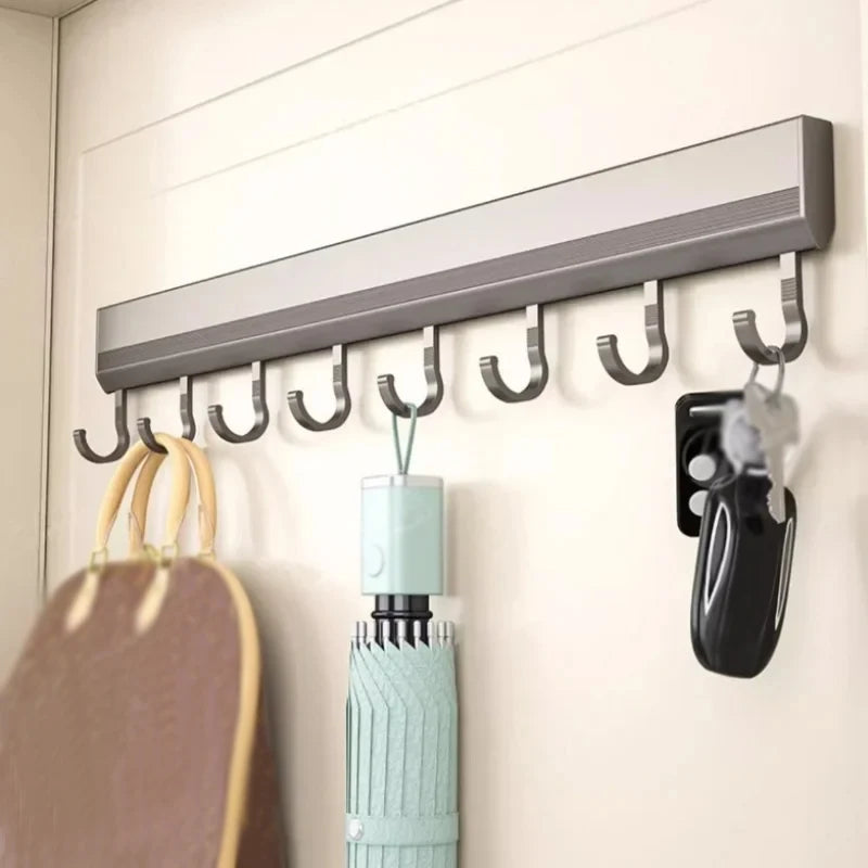 Aluminum Wall-Mounted Kitchen Rack