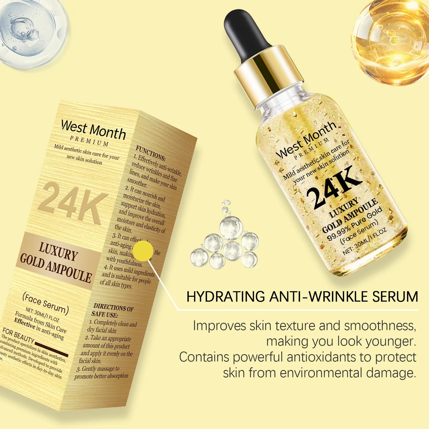 24K Gold Anti-Aging Skincare Set