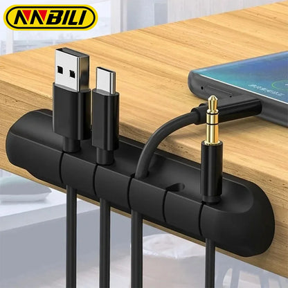 Silicone USB Cable Organizer Clips