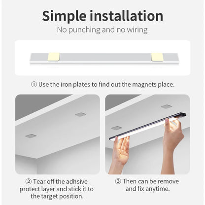 USB Motion Sensor LED Cabinet Light