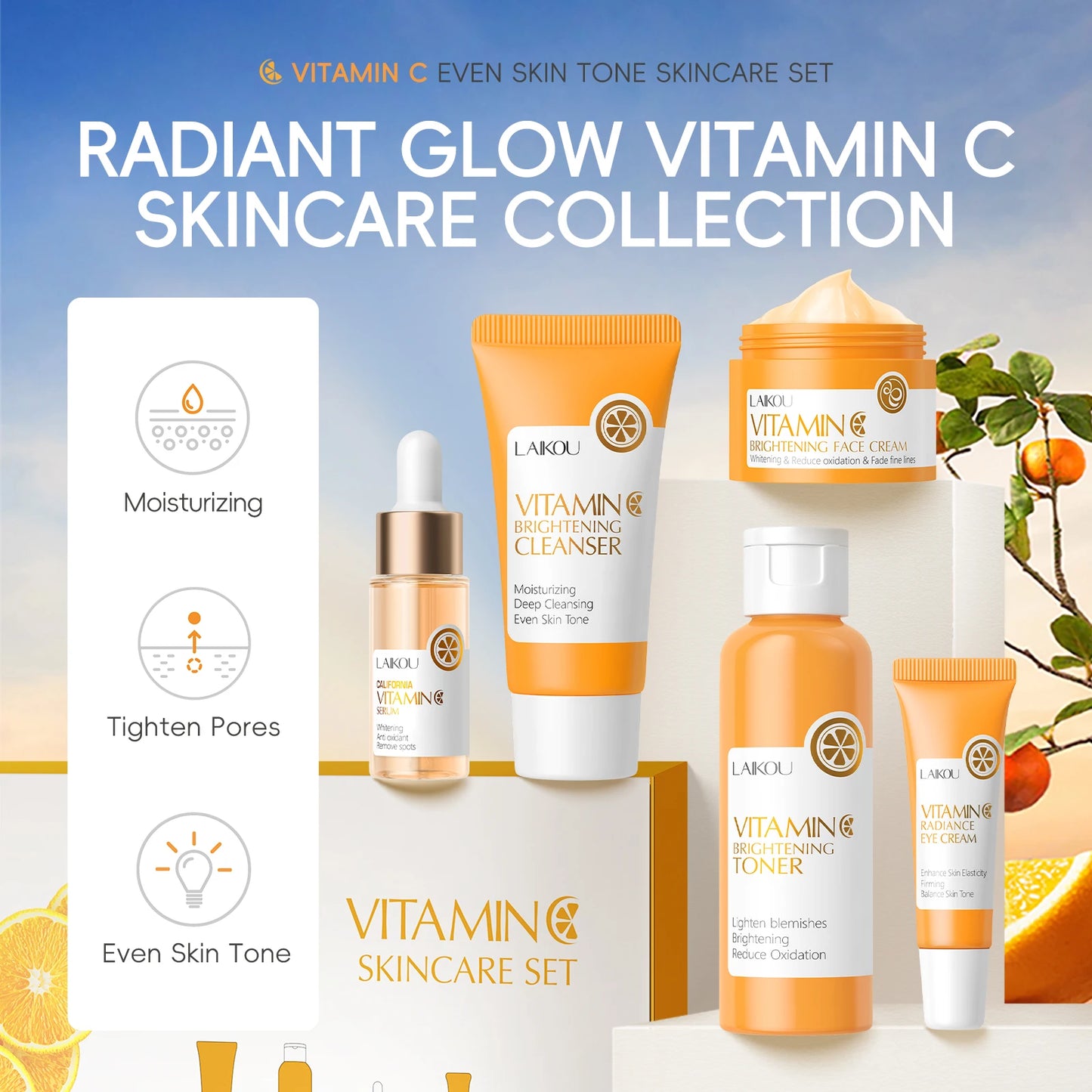 LAIKOU Vitamin C Skincare Set