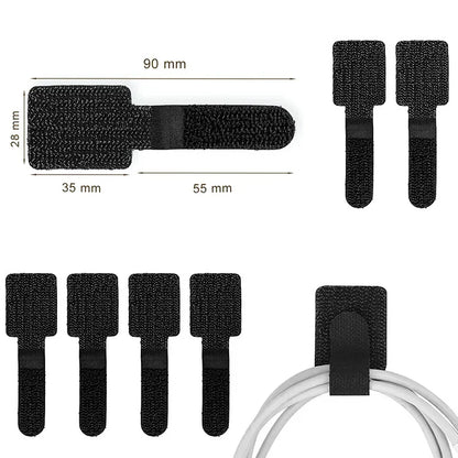 20PCS Adhesive Cable Management Straps
