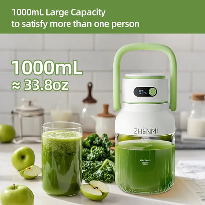 Portable Juicer, 33oz. Vessel, USB-C Rechargeable