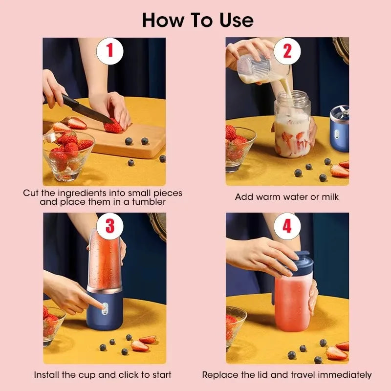 Portable Personal Fruit Blender