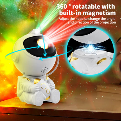 LED Astronaut Starry Sky Projector