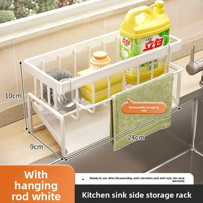 Kitchen Sink Sponge Holder & Organizer