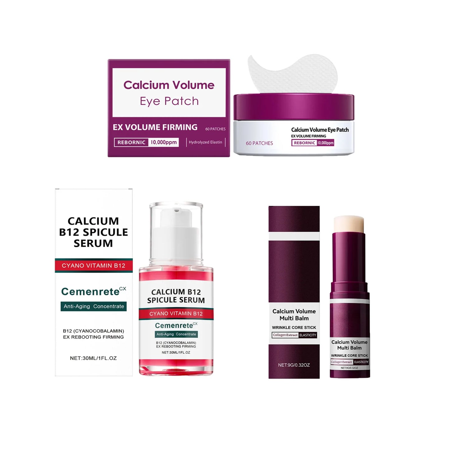 Calcium Anti-Aging Skincare Set