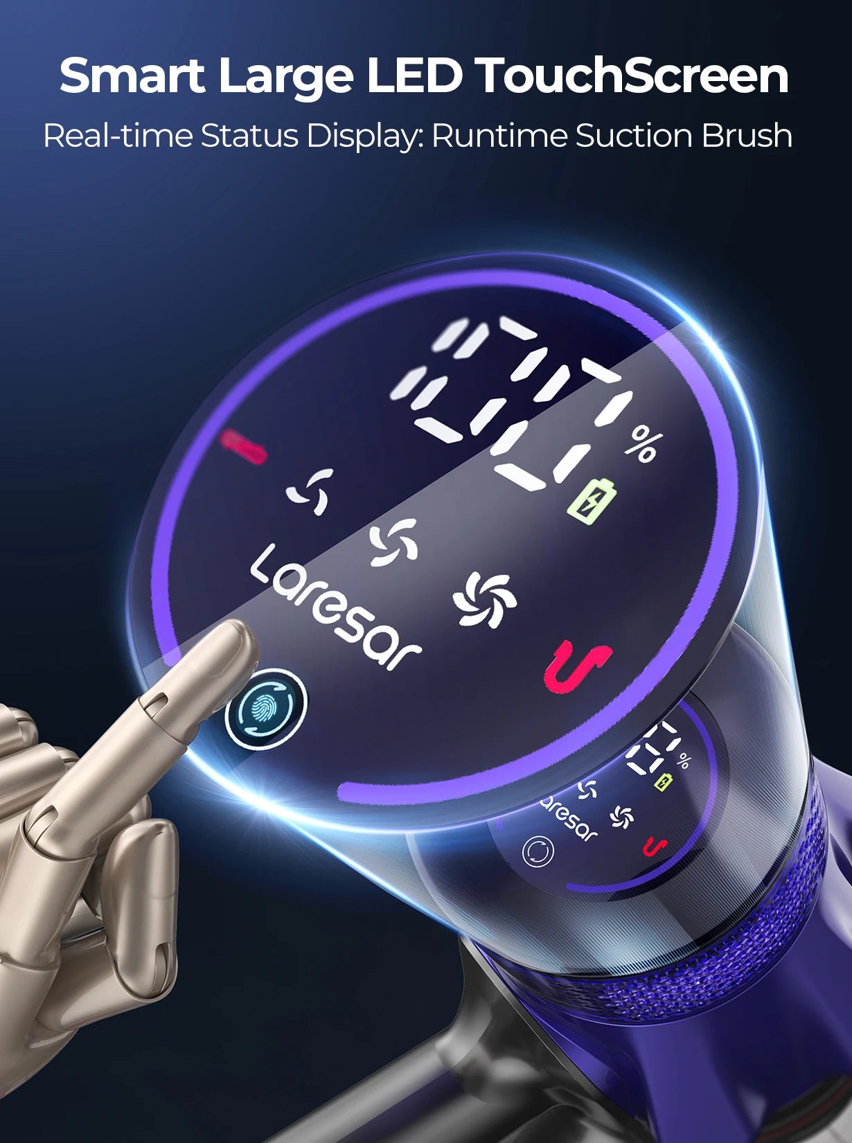 Laresar V7 500W Cordless Vacuum Cleaner