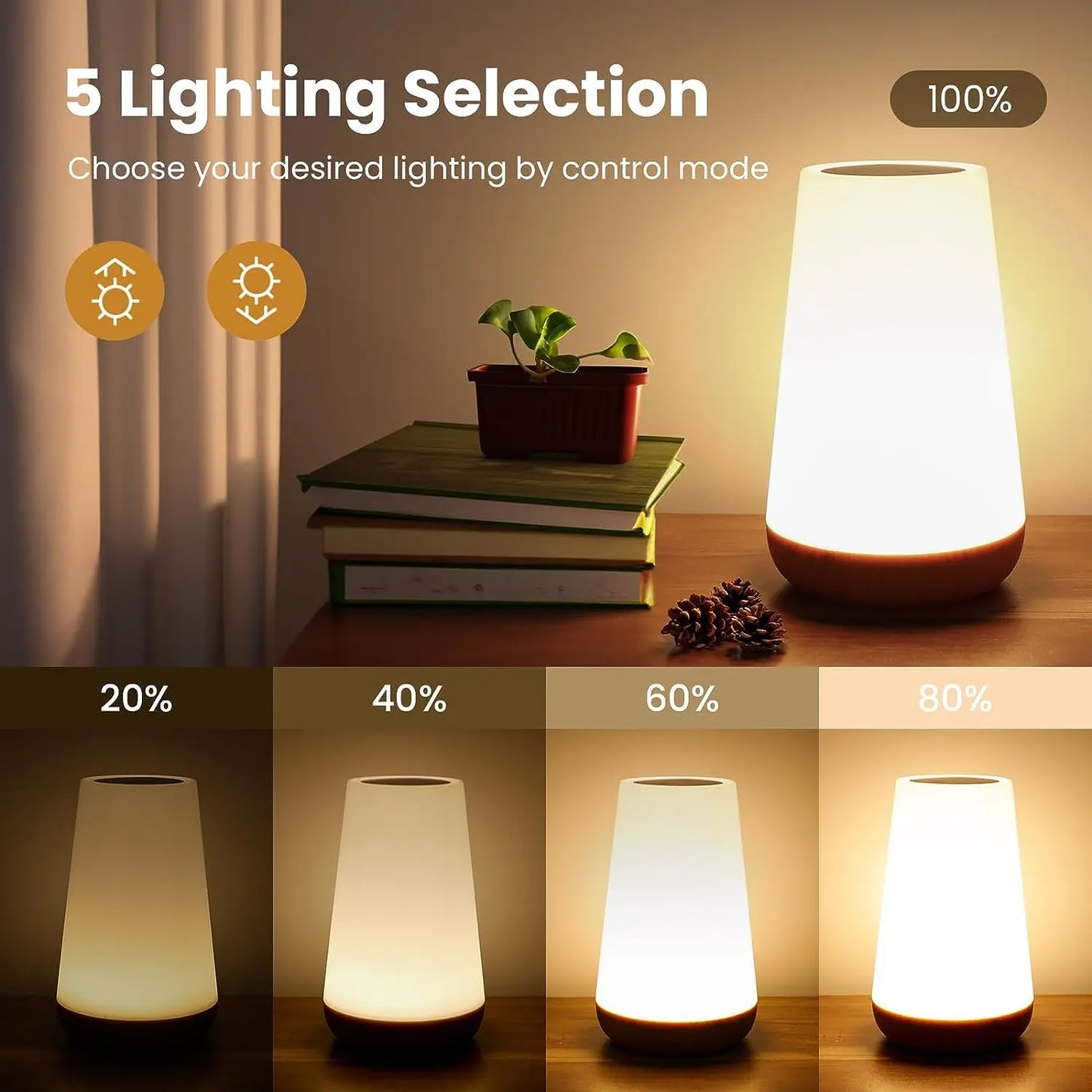 13-Color RGB Rechargeable Night Lamp