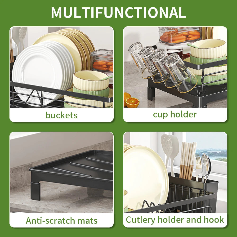 Rustproof Kitchen Dish Drying Rack