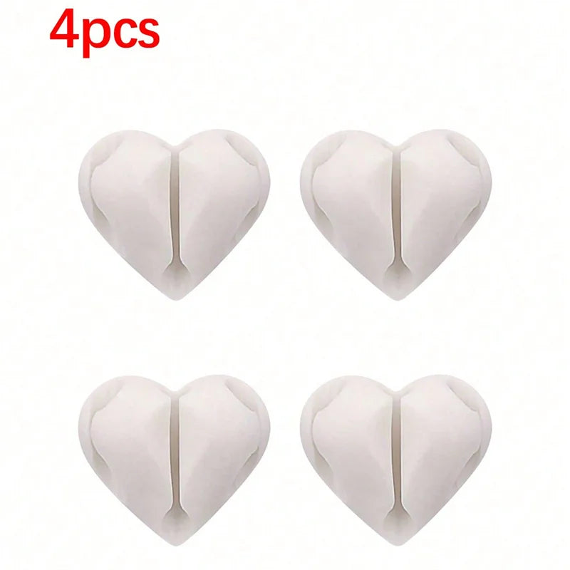 2PCS Heart-Shaped Cable Organizers